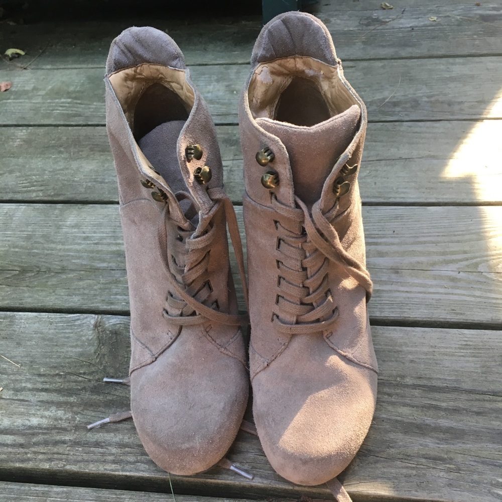 Chunky 4 inch Bootie heels